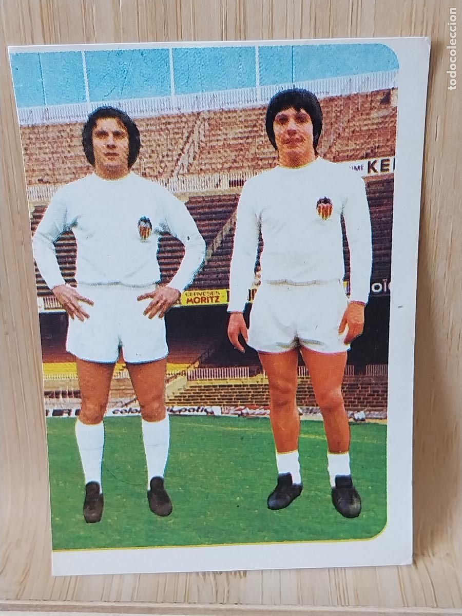Figurine di Calcio: VALDEZ - DIAZ VALENCIA RUIROMER A&Ntilde;O 1975 75 76 CROMO 136 +*+ SIN PEGAR NUNCA ROMERO