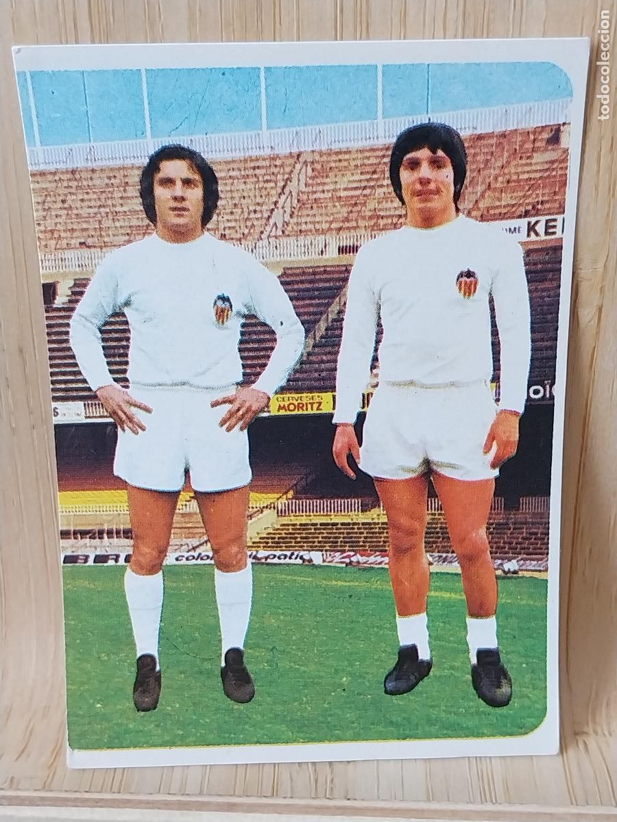 Figurine di Calcio: VALDEZ - DIAZ VALENCIA RUIROMER A&Ntilde;O 1975 75 76 CROMO 136 ++ SIN PEGAR NUNCA ROMERO