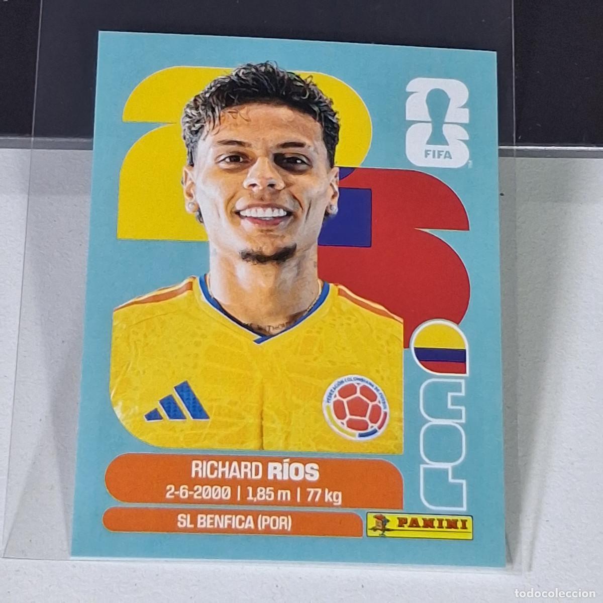 Cromos de F&uacute;tbol: A36 COL12 RICHARD R&Iacute;OS 12 COLOMBIA COL MUNDIAL FIFA WORLD CUP 2026 STICKER PANINI