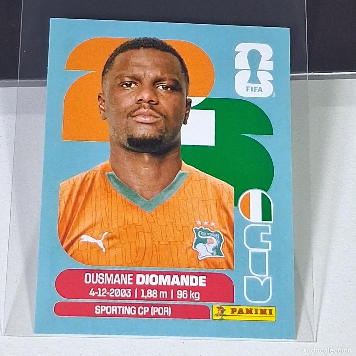 Cromos de F&uacute;tbol: A36 CIV9 OUSMANE DIOMANDE 9 CIV COSTA DE MARFIL IVORY MUNDIAL FIFA WORLD CUP 2026 STICKER PANINI