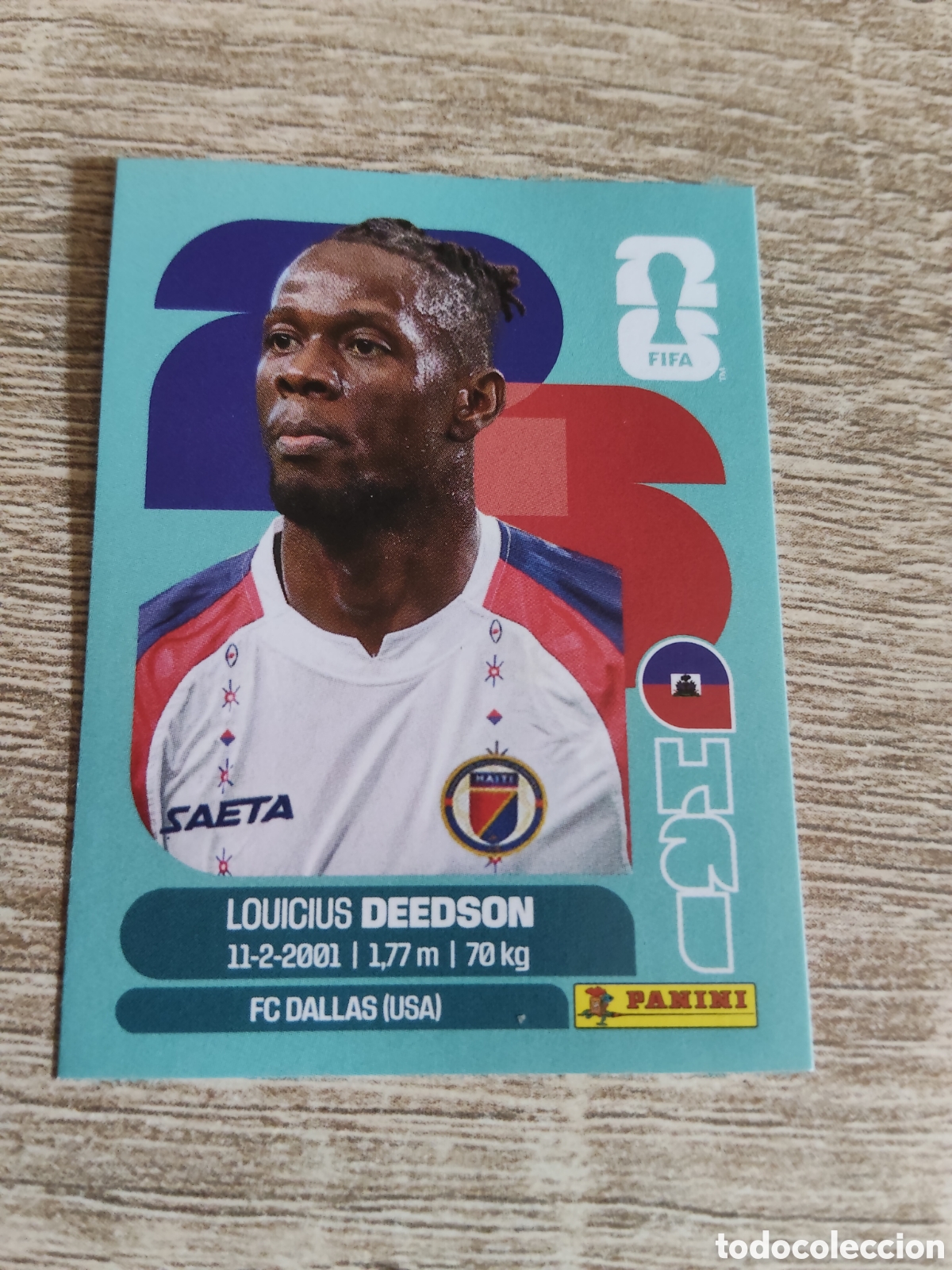 Cromos de F&uacute;tbol: Panini mundial 2026 HAI 19 Louicius Deedson Hait&iacute;