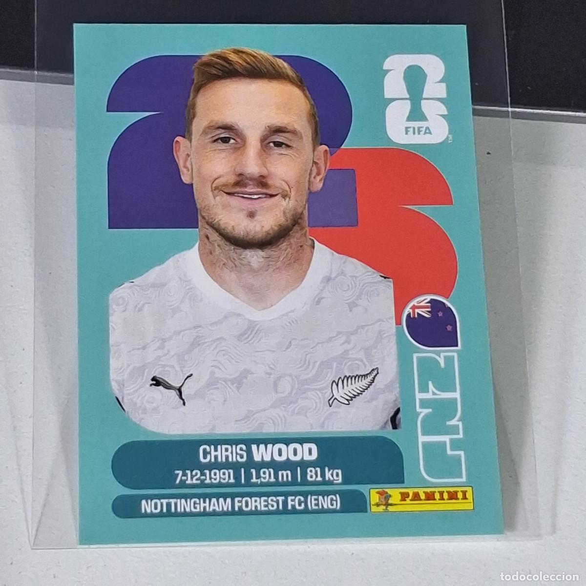 Cromos de F&uacute;tbol: A36 NZL17 CHRIS WOOD 17 NUEVA ZELANDA NZL NEW ZEALAND MUNDIAL FIFA WORLD CUP 2026 STICKER PANINI