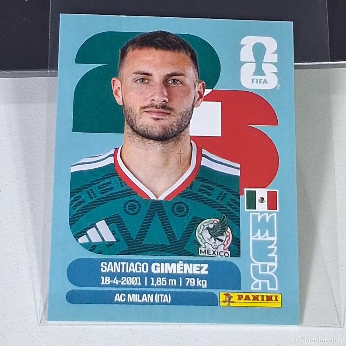 Cromos de F&uacute;tbol: A36 MEX16 SANTIAGO GIM&Eacute;NEZ 16 M&Eacute;XICO MEX MUNDIAL FIFA WORLD CUP 2026 STICKER PANINI