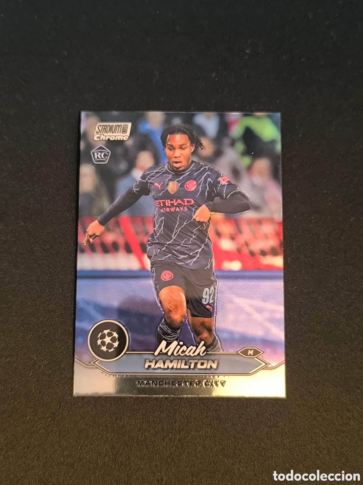Cromos de Futebol: Rookie card de Micah Hamilton Topps Chrome Manchester City