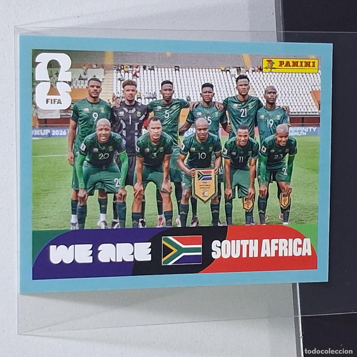 Cromos de Futebol: A36 RSA13 TEAM PHOTO EQUIPO 13 SUD&Aacute;FRICA RSA SOUTH AFRIKA MUNDIAL FIFA WORLD CUP 2026 STICKER PANINI