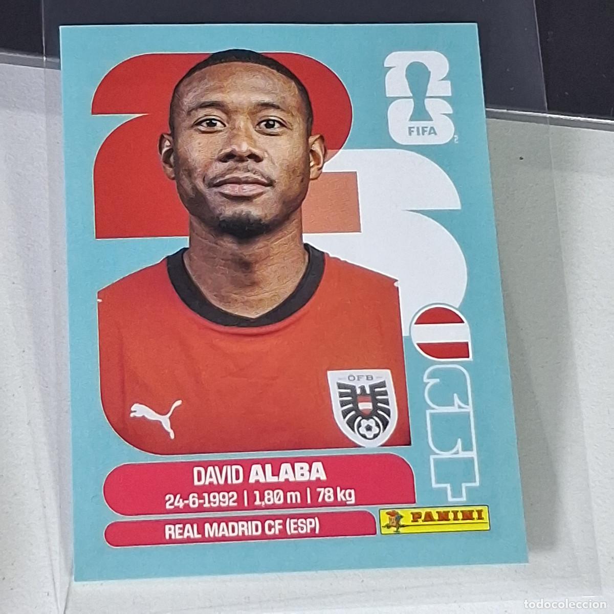 Cromos de F&uacute;tbol: A36 AUT4 DAVID ALABA 4 AUSTRIA AUT MUNDIAL FIFA WORLD CUP 2026 STICKER PANINI