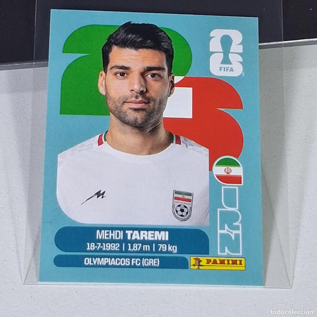Cromos de F&uacute;tbol: A36 IRN18 MEHDI TAREMI 18 IR&Aacute;N IRN MUNDIAL FIFA WORLD CUP 2026 STICKER PANINI