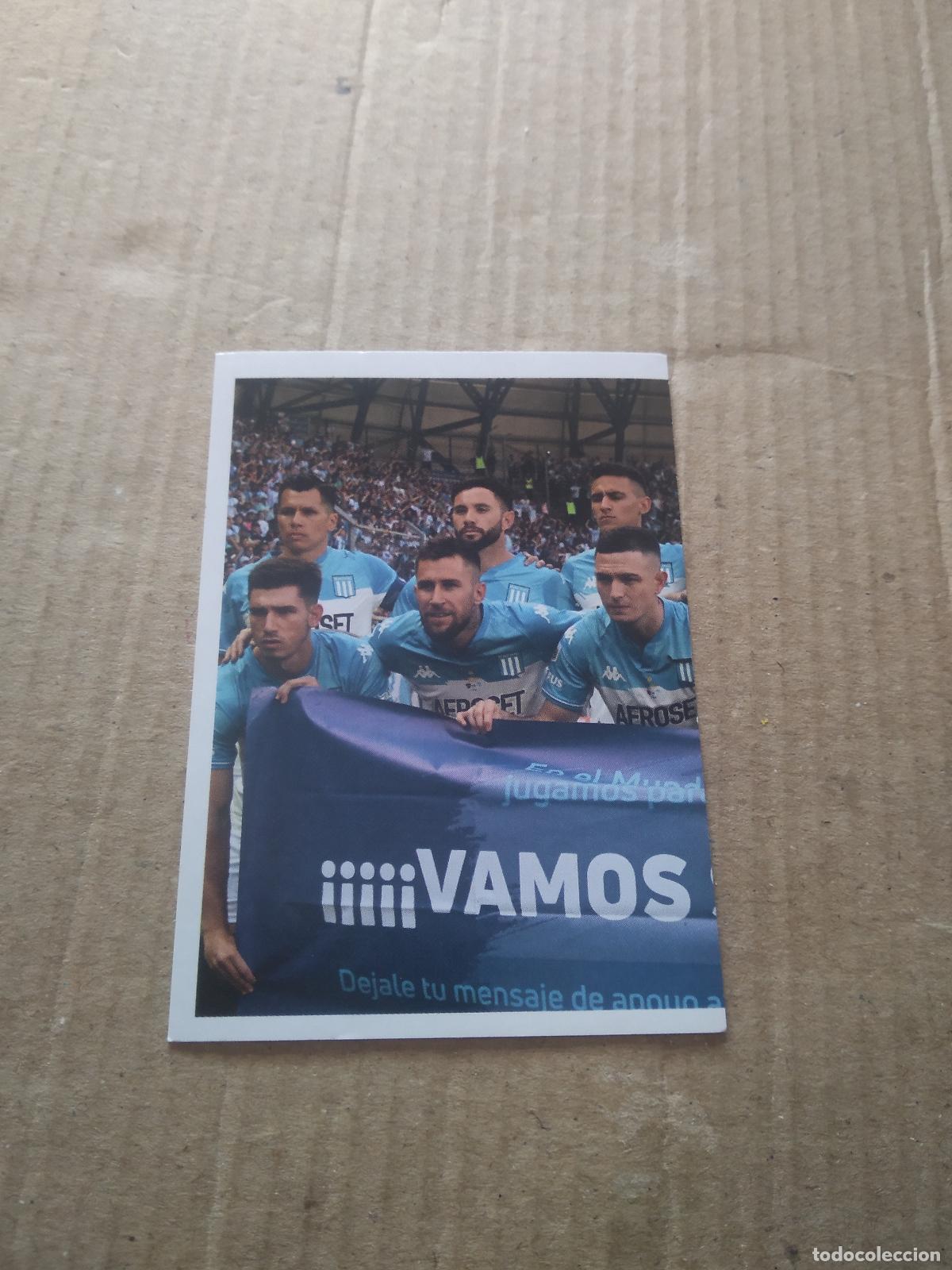 Cromos de F&uacute;tbol: 486 EQUIPO PLANTILLA RACING CROMO FUTBOL ARGENTINO PANINI LIGA ARGENTINA 2023