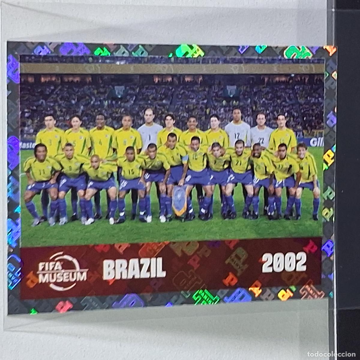 Cromos de F&uacute;tbol: A36 FWC16 BRAZIL 2002 BRASIL FIFA HISTORY FWC 16 MUNDIAL FIFA WORLD CUP 2026 STICKER PANINI