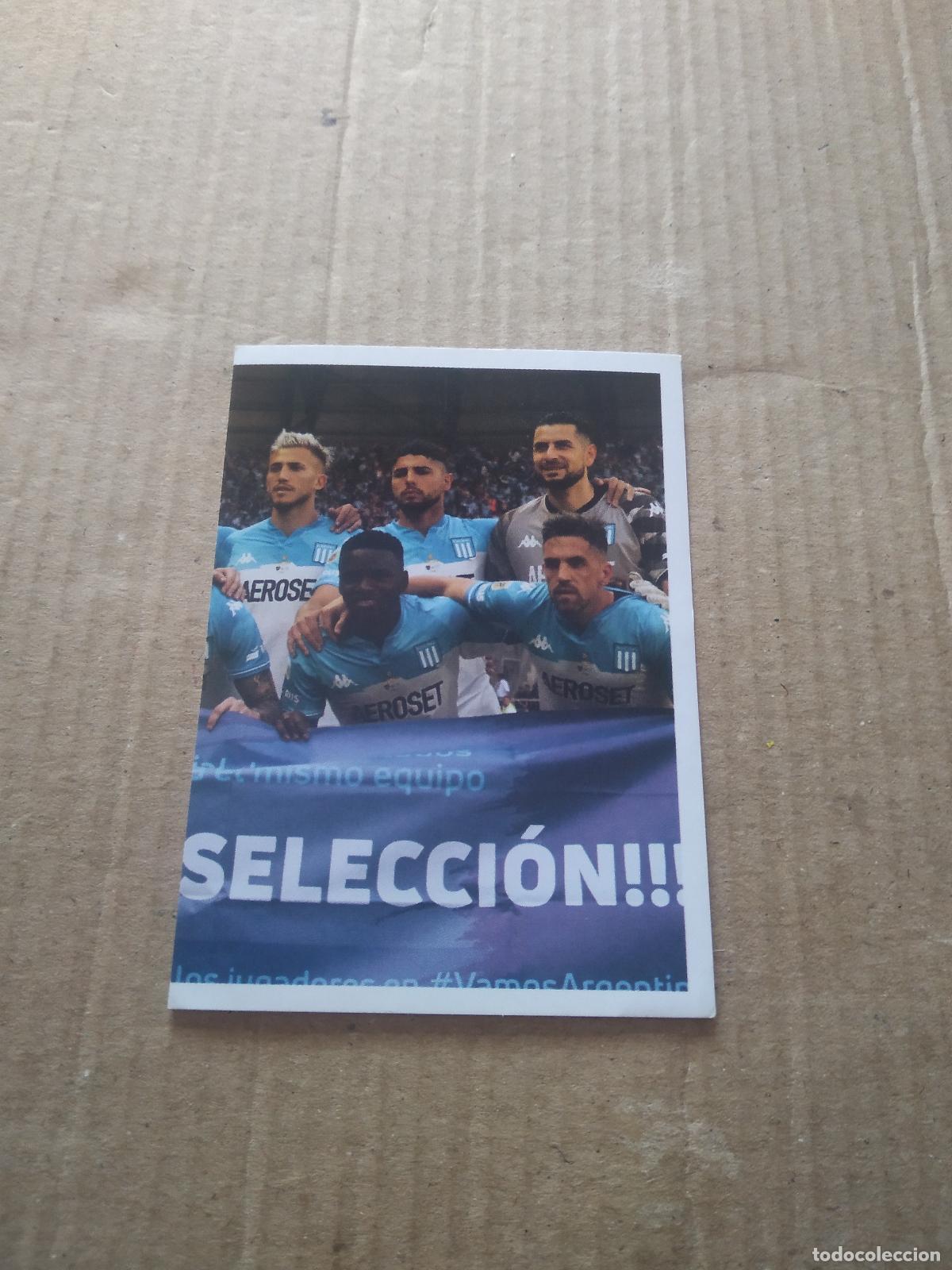 Cromos de F&uacute;tbol: 487 EQUIPO PLANTILLA RACING CROMO FUTBOL ARGENTINO PANINI LIGA ARGENTINA 2023