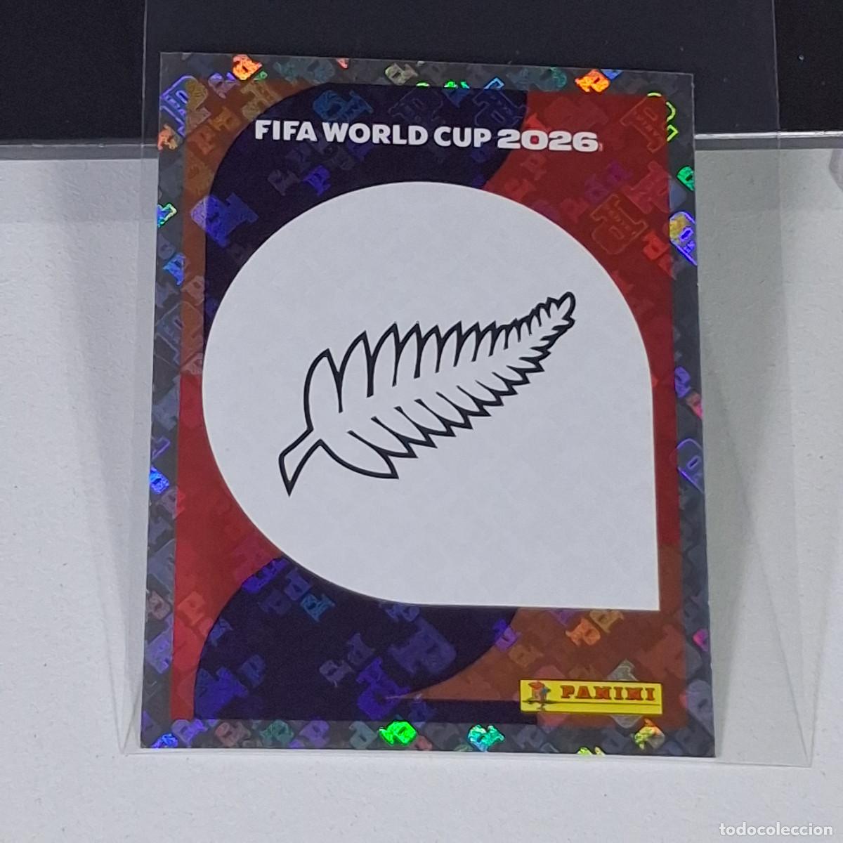 Cromos de F&uacute;tbol: A36 NZL1 EMBLEM ESCUDO 1 NUEVA ZELANDA NZL NEW ZEALAND MUNDIAL FIFA WORLD CUP 2026 STICKER PANINI
