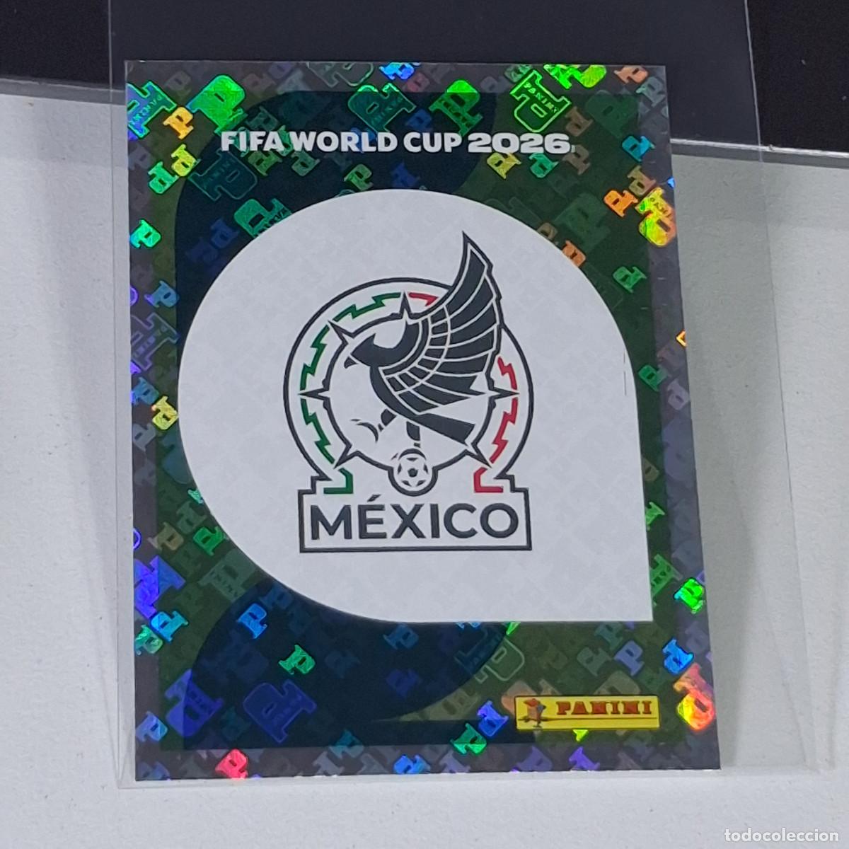 Cromos de F&uacute;tbol: A36 MEX 1 MEX1 ESCUDO LOGO BADGE M&Eacute;XICO MUNDIAL FIFA WORLD CUP 2026 STICKER PANINI