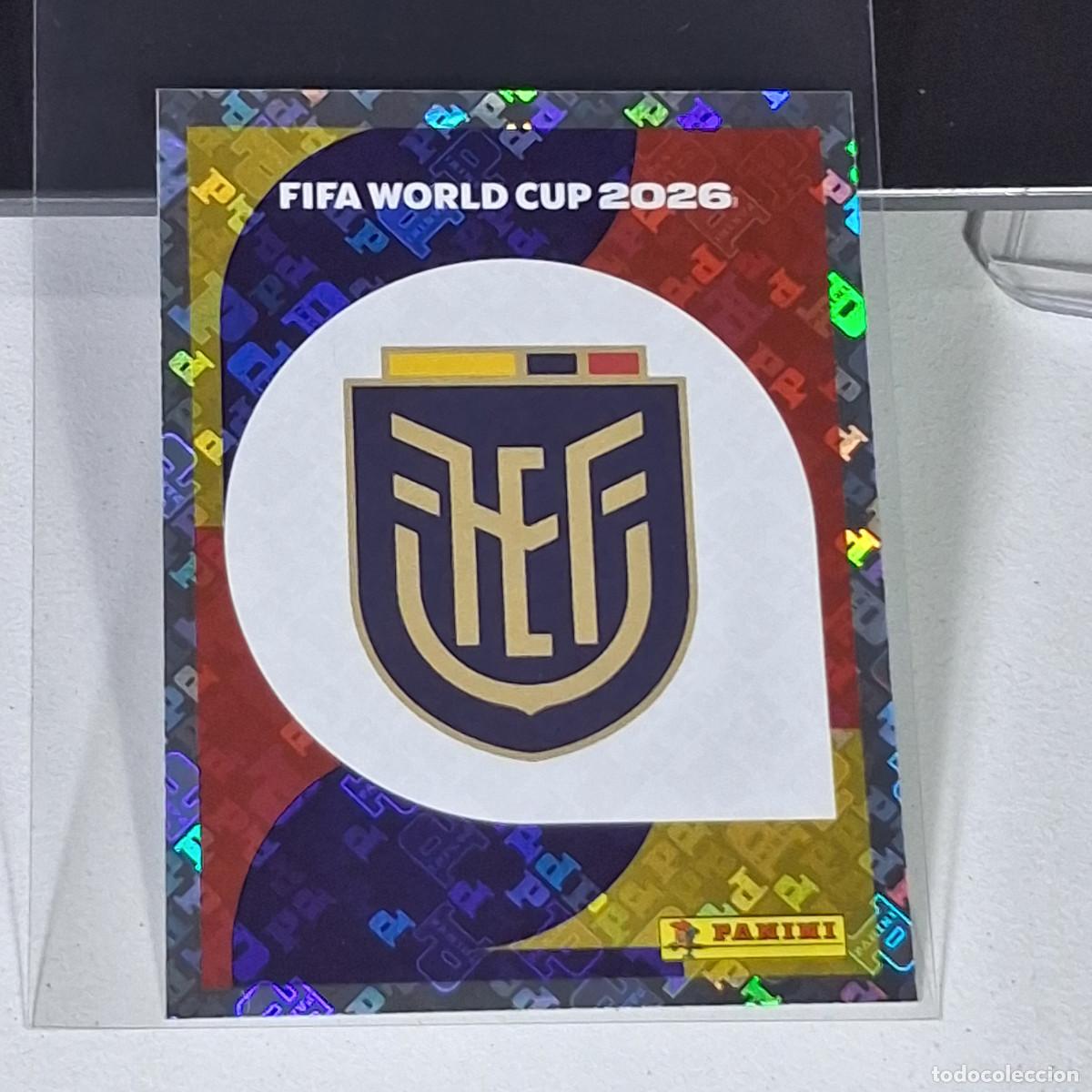 Figurine di Calcio: A36 ECU1 EMBLEM ESCUDO 1 ECUADOR ECU MUNDIAL FIFA WORLD CUP 2026 STICKER PANINI