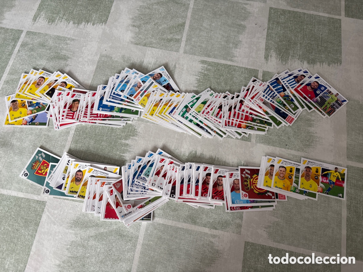 Cromos de F&uacute;tbol: LOTE DE 207 CROMOS DIFERENTES LIGA ESTE 2023 2024 23 24