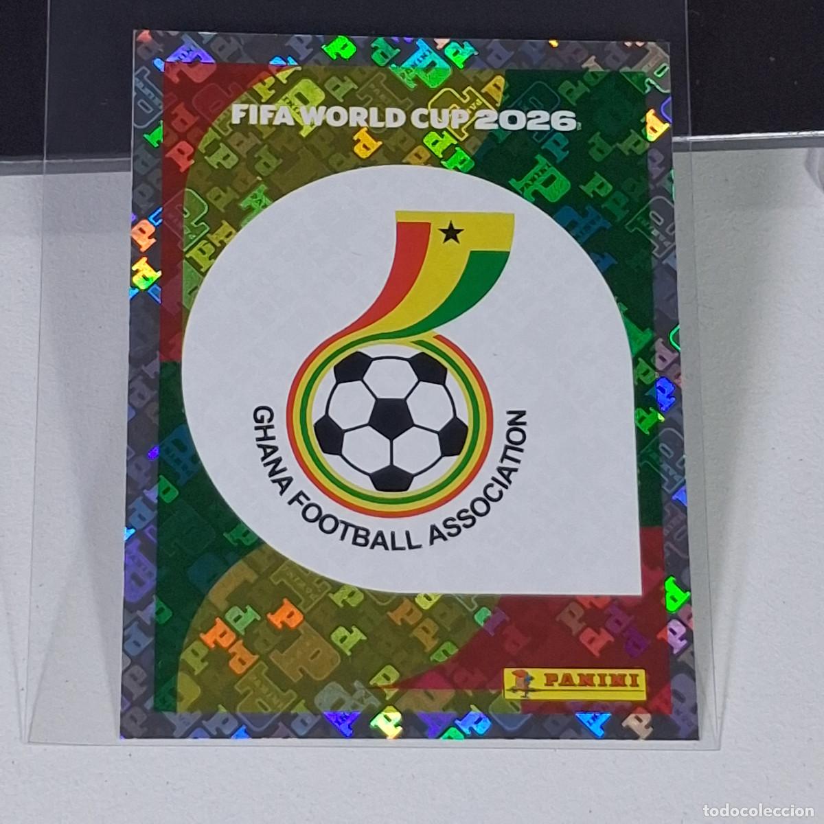 Cromos de F&uacute;tbol: A36 GHA1 GHA 1 ESCUDO LOGO BADGE GHANA MUNDIAL FIFA WORLD CUP 2026 STICKER PANINI