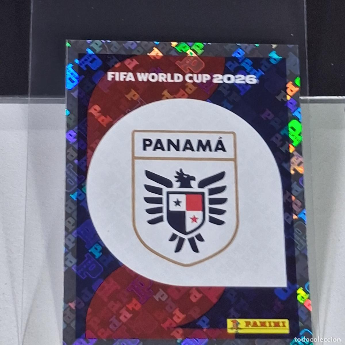 Cromos de F&uacute;tbol: A36 PAN1 PAN 1 ESCUDO EMBLEM ESCUDO 1 PANAM&Aacute; MUNDIAL FIFA WORLD CUP 2026 STICKER PANINI