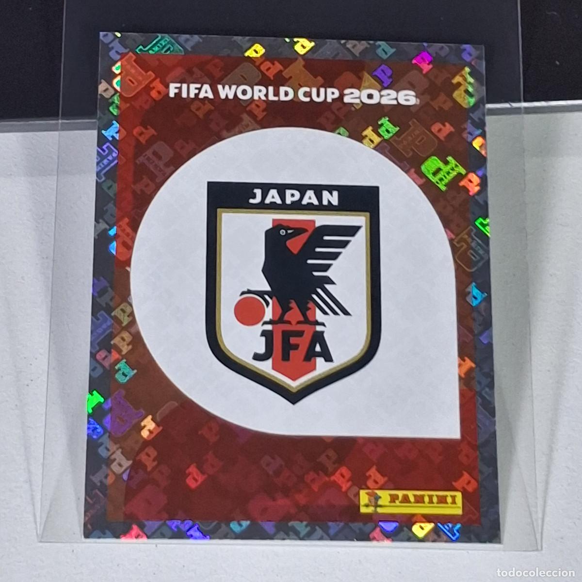 Cromos de F&uacute;tbol: A36 JPN1 EMBLEM ESCUDO 1 JAP&Oacute;N JPN JAPAN MUNDIAL FIFA WORLD CUP 2026 STICKER PANINI