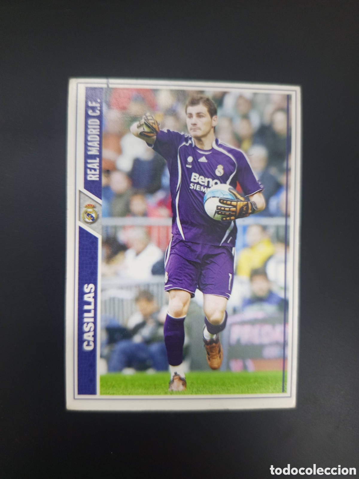 Cromos de F&uacute;tbol: ❇️ CROMO ⚽ IKER CASILLAS REAL MADRID 5 07 08 2007 2008 MUNDICROMO ❇️