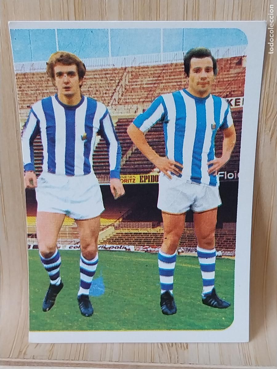 Cromos de F&uacute;tbol: BORONAT - ARAQUISTAIN REAL SOCIEDAD RUIROMER A&Ntilde;O 1975 75 76 CROMO 120 ***+ SIN PEGAR NUNCA ROMERO