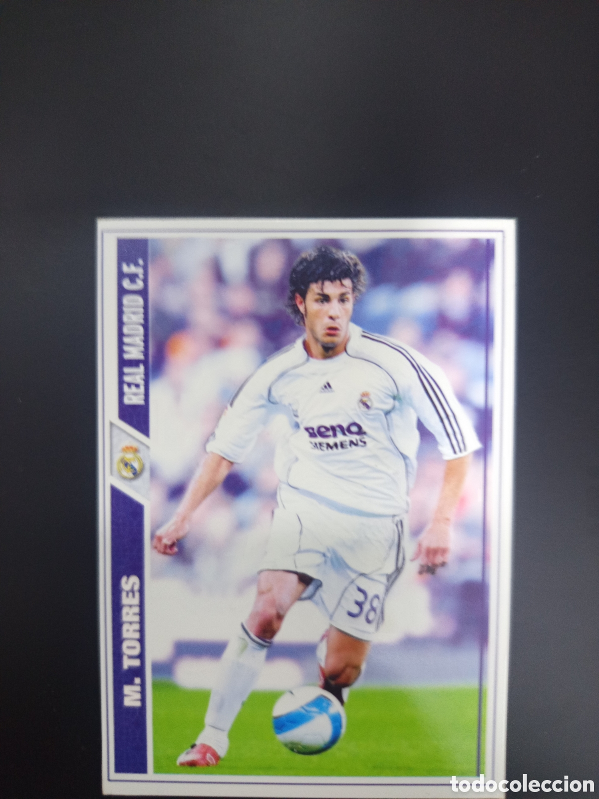 Figurine di Calcio: ❇️ CROMO ⚽ MIGUEL TORRES REAL MADRID 9 07 08 2007 2008 MUNDICROMO ❇️