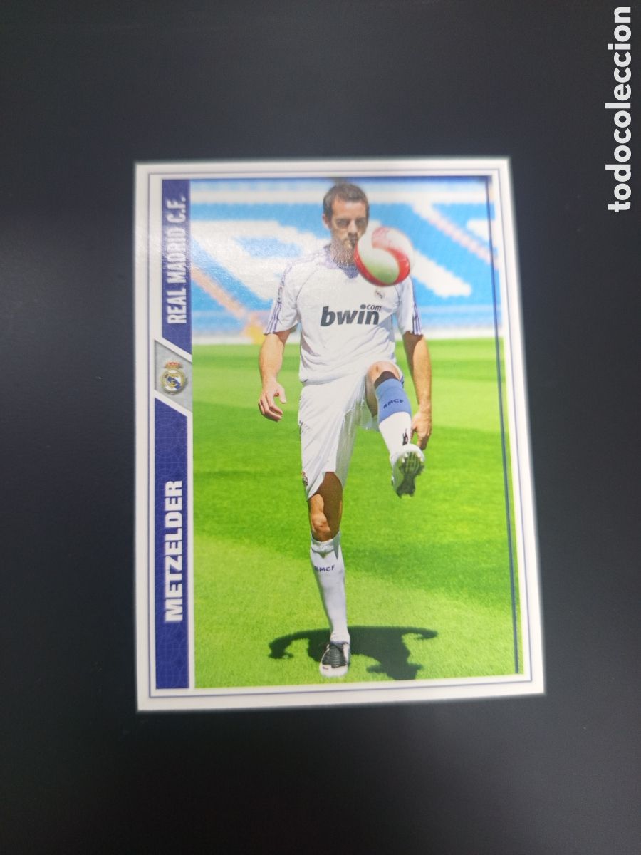 Figurine di Calcio: ❇️ CROMO ⚽ METZELDER REAL MADRID 12 07 08 2007 2008 MUNDICROMO ❇️