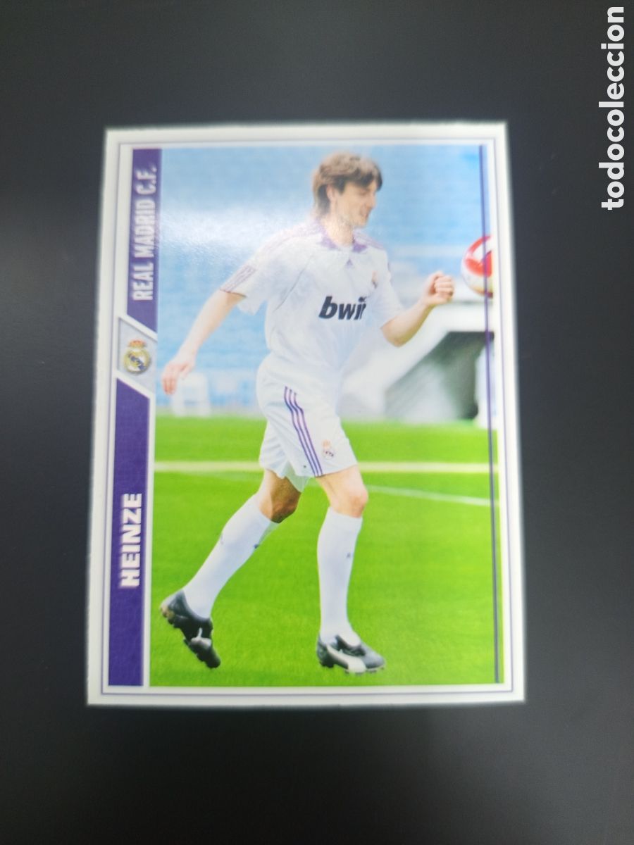 Cromos de Futebol: ❇️ CROMO ⚽ HEINZE REAL MADRID 13 07 08 2007 2008 MUNDICROMO ❇️