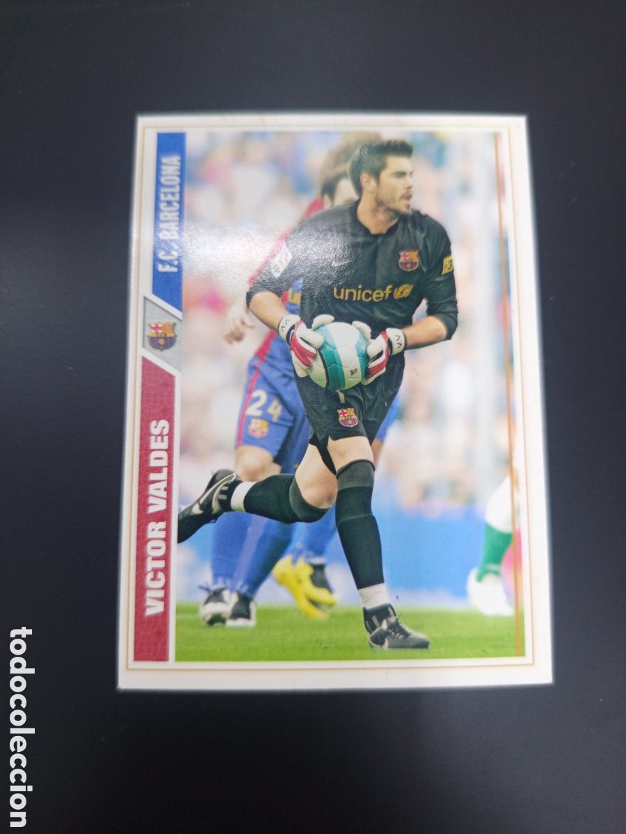 Cromos de F&uacute;tbol: ❇️ CROMO ⚽ V&Iacute;CTOR VALD&Eacute;S BARCELONA 32 07 08 2007 2008 MUNDICROMO ❇️