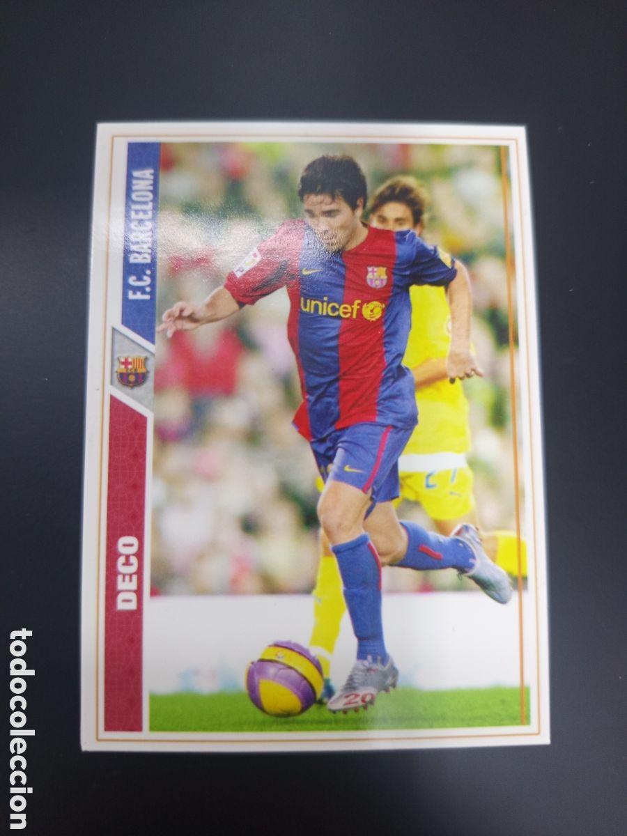 Cromos de F&uacute;tbol: ❇️ CROMO ⚽ DECO BARCELONA 45 07 08 2007 2008 MUNDICROMO ❇️