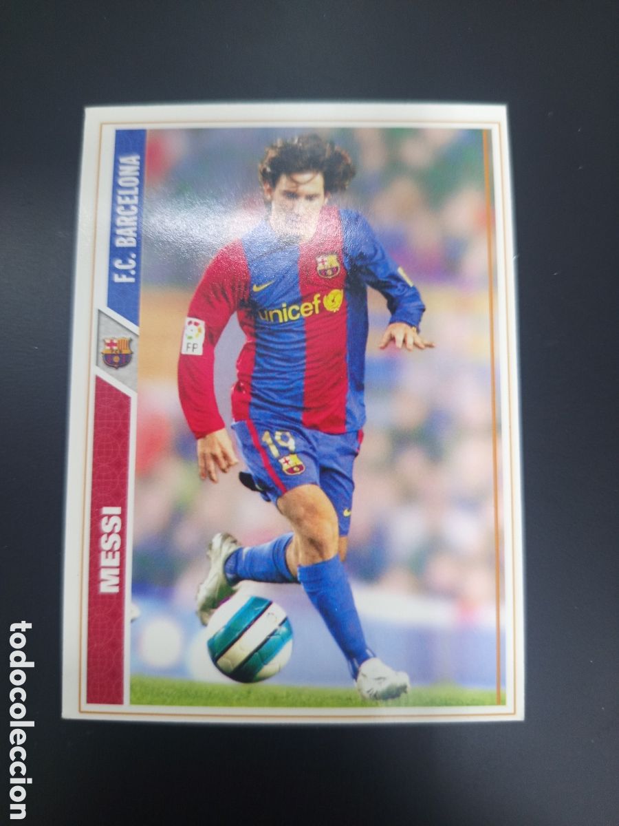 Cromos de F&uacute;tbol: ❇️ CROMO ⚽ MESSI BARCELONA 47 07 08 2007 2008 MUNDICROMO ❇️