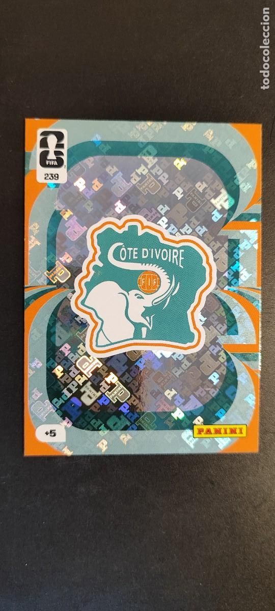 Figurine di Calcio: ADRENALYN XL FIFA WORLD CUP 2026 CARD ESCUDO COSTA DE MARFIL # 239 PANINI