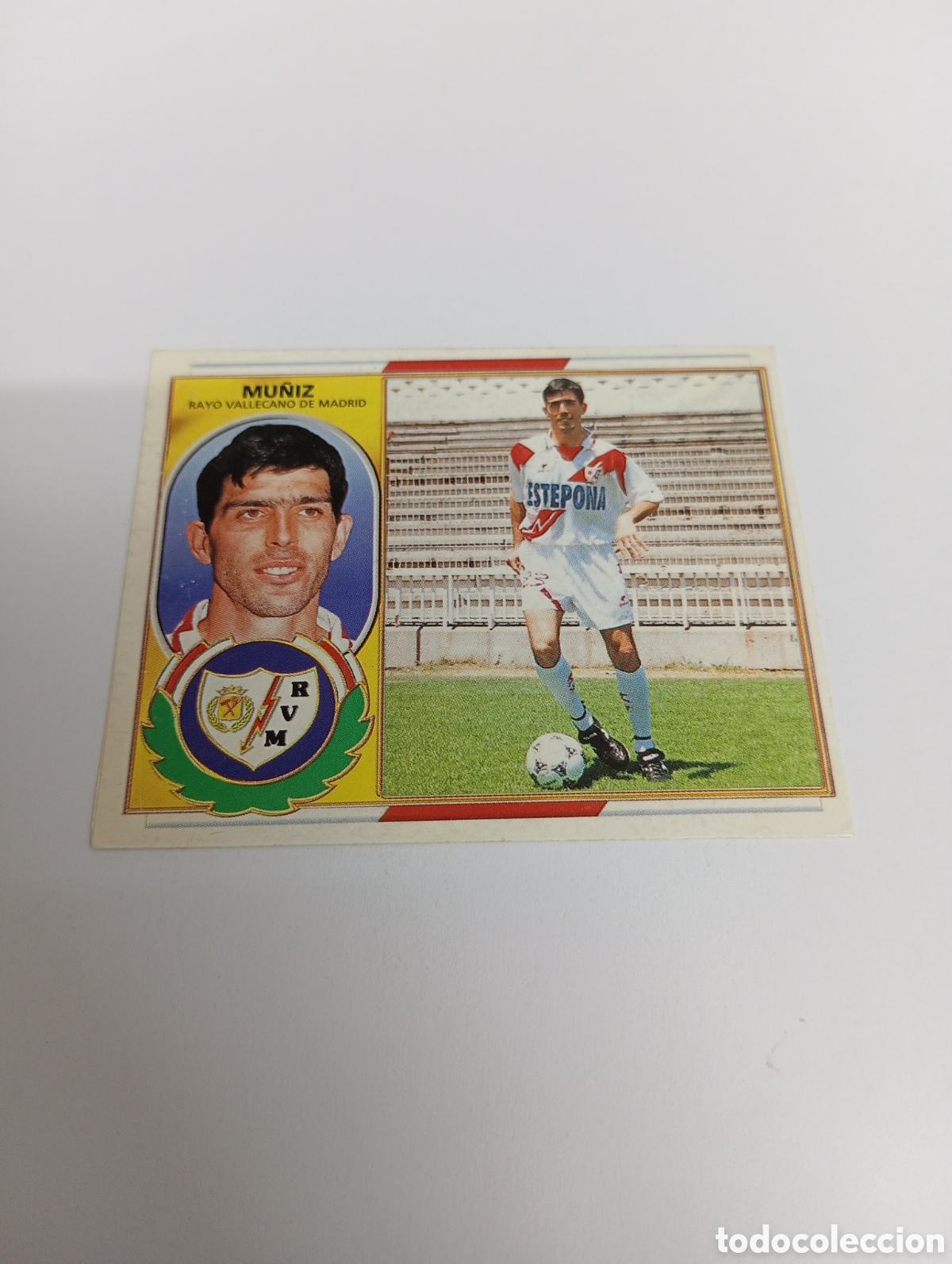 Cromos de Futebol: MU&Ntilde;IZ COLOCA Rayo Vallecano Liga Este 1996 1997 PANINI 96 97