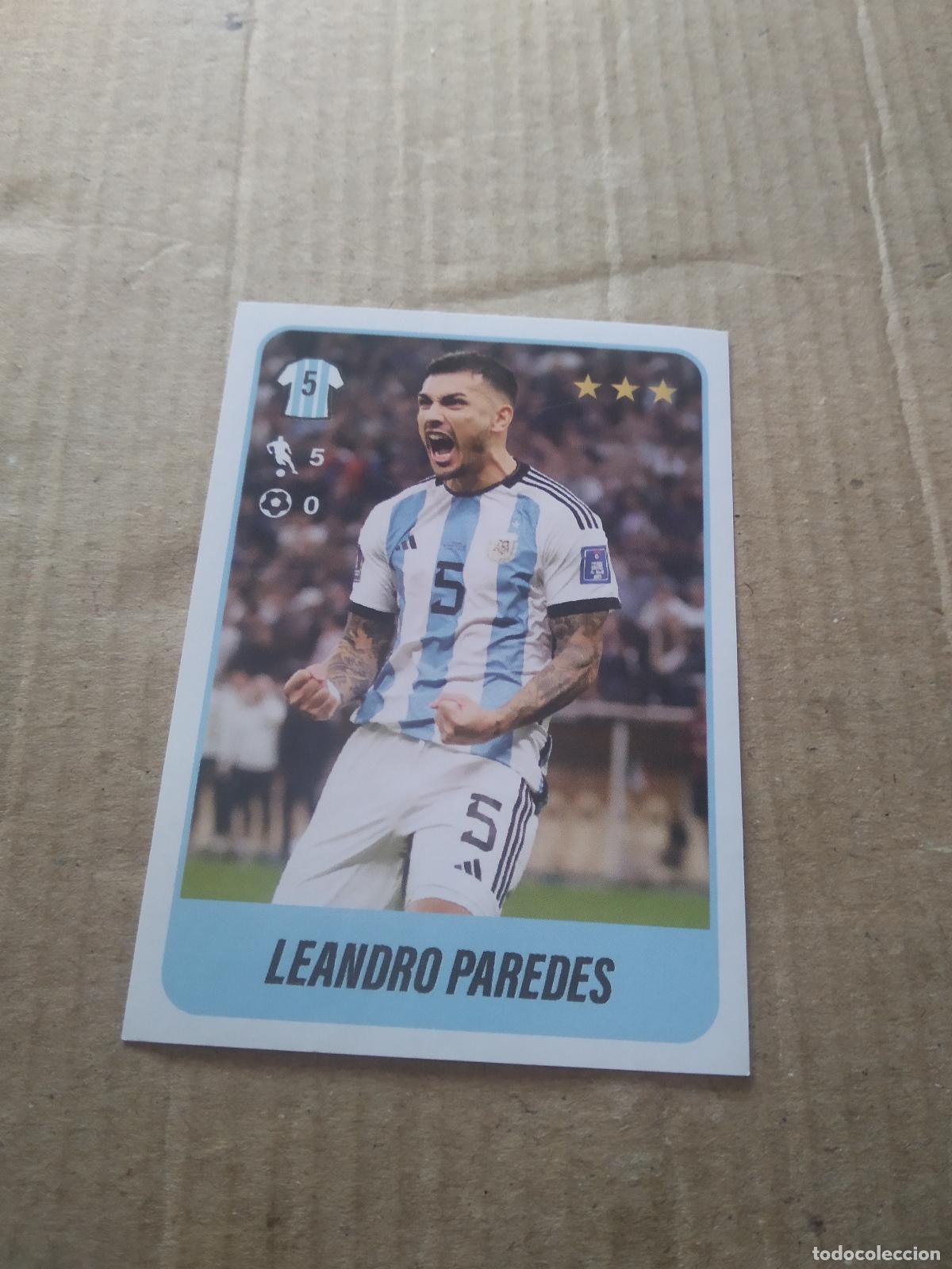 Cromos de F&uacute;tbol: 500 LEANDRO PAREDES CROMO FUTBOL ARGENTINO PANINI LIGA ARGENTINA 2023