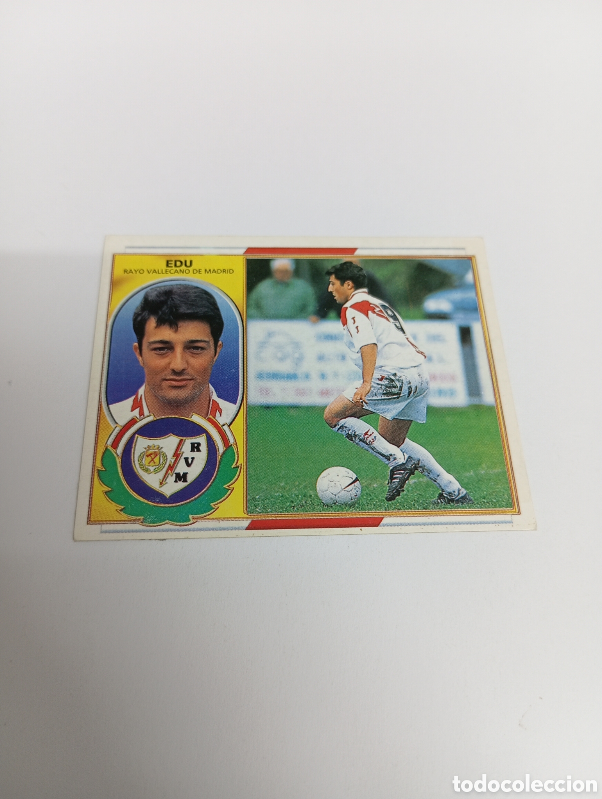 Cromos de F&uacute;tbol: EDU COLOCA Rayo Vallecano Liga Este 1996 1997 PANINI 96 97