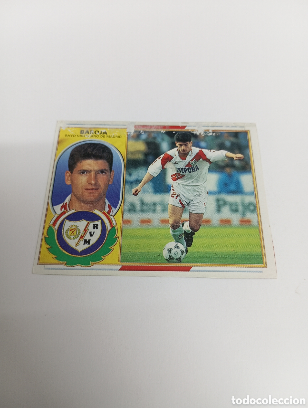 Cromos de F&uacute;tbol: BAROJA BAJA Rayo Vallecano Liga Este 1996 1997 PANINI 96 97