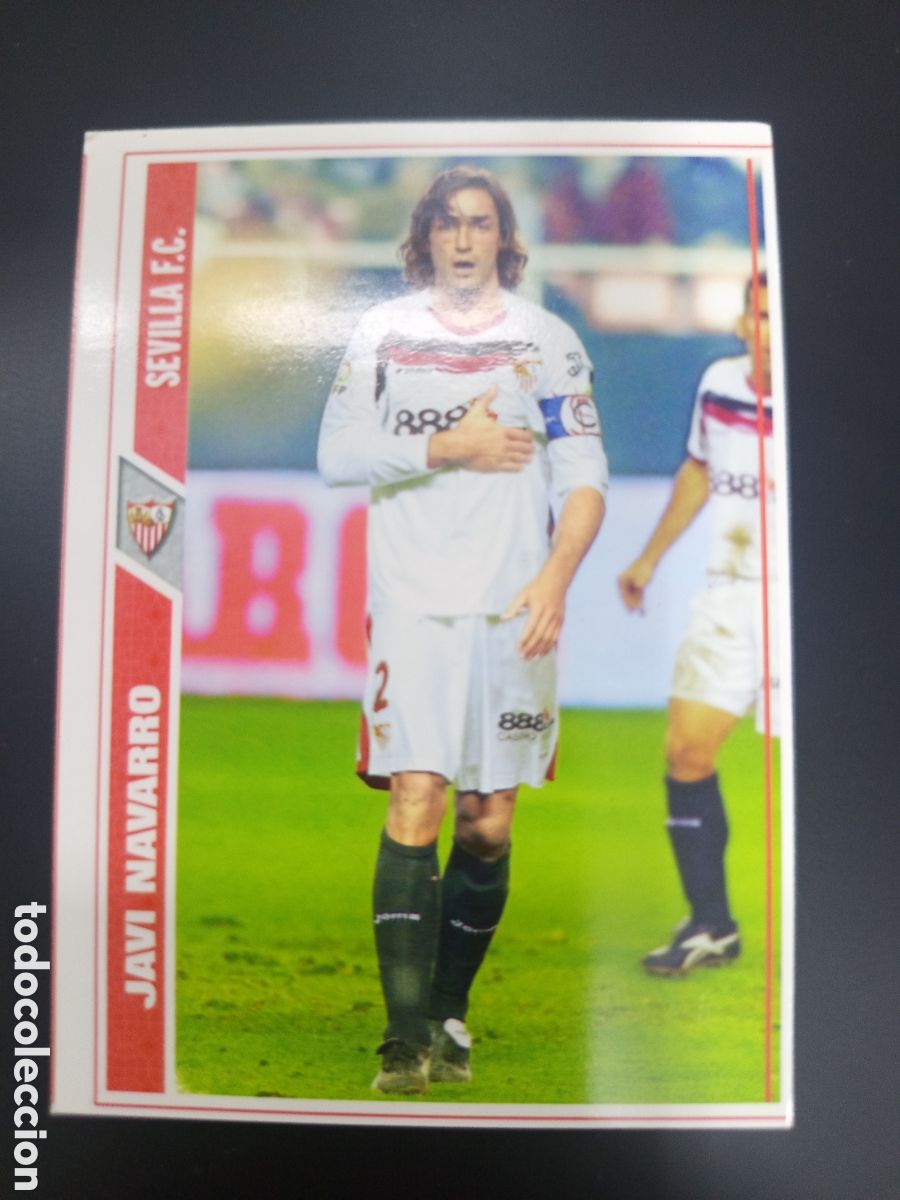 Cromos de F&uacute;tbol: ❇️ CROMO ⚽ JAVI NAVARRO SEVILLA 07 08 2007 2008 MUNDICROMO ❇️