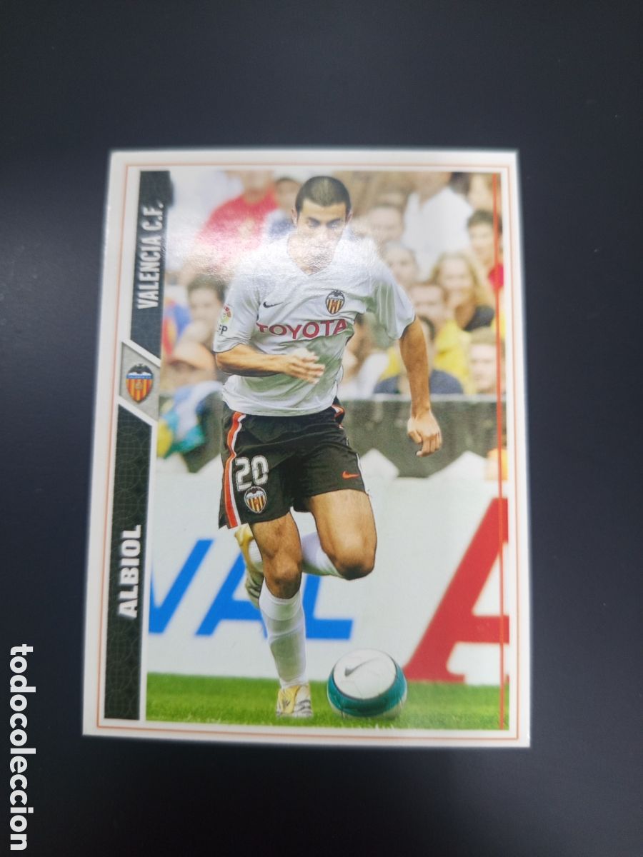 Cartes &agrave; collectionner de Football: ❇️ CROMO ⚽ ALBIOL VALENCIA 07 08 2007 2008 MUNDICROMO ❇️