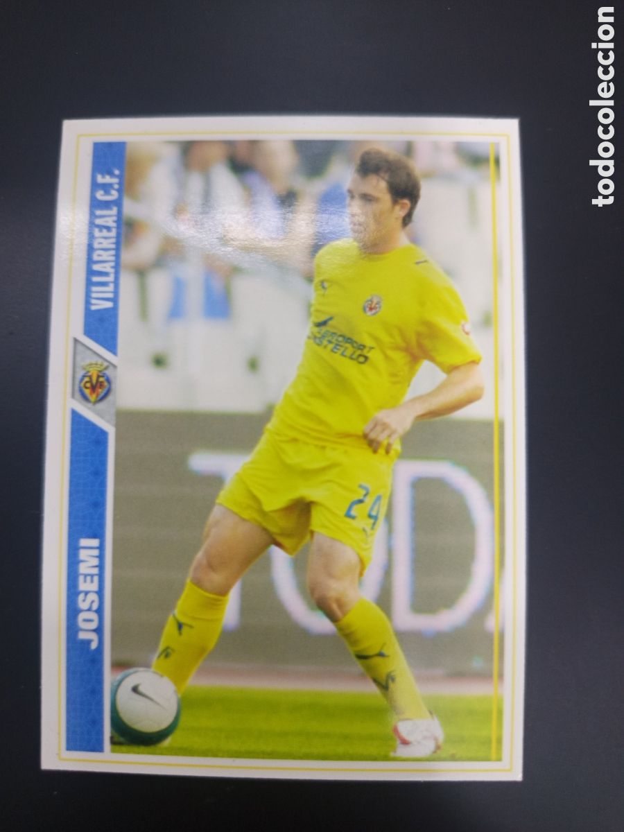 Cartes &agrave; collectionner de Football: ❇️ CROMO ⚽ JOSEMI VILLARREAL 07 08 2007 2008 MUNDICROMO ❇️