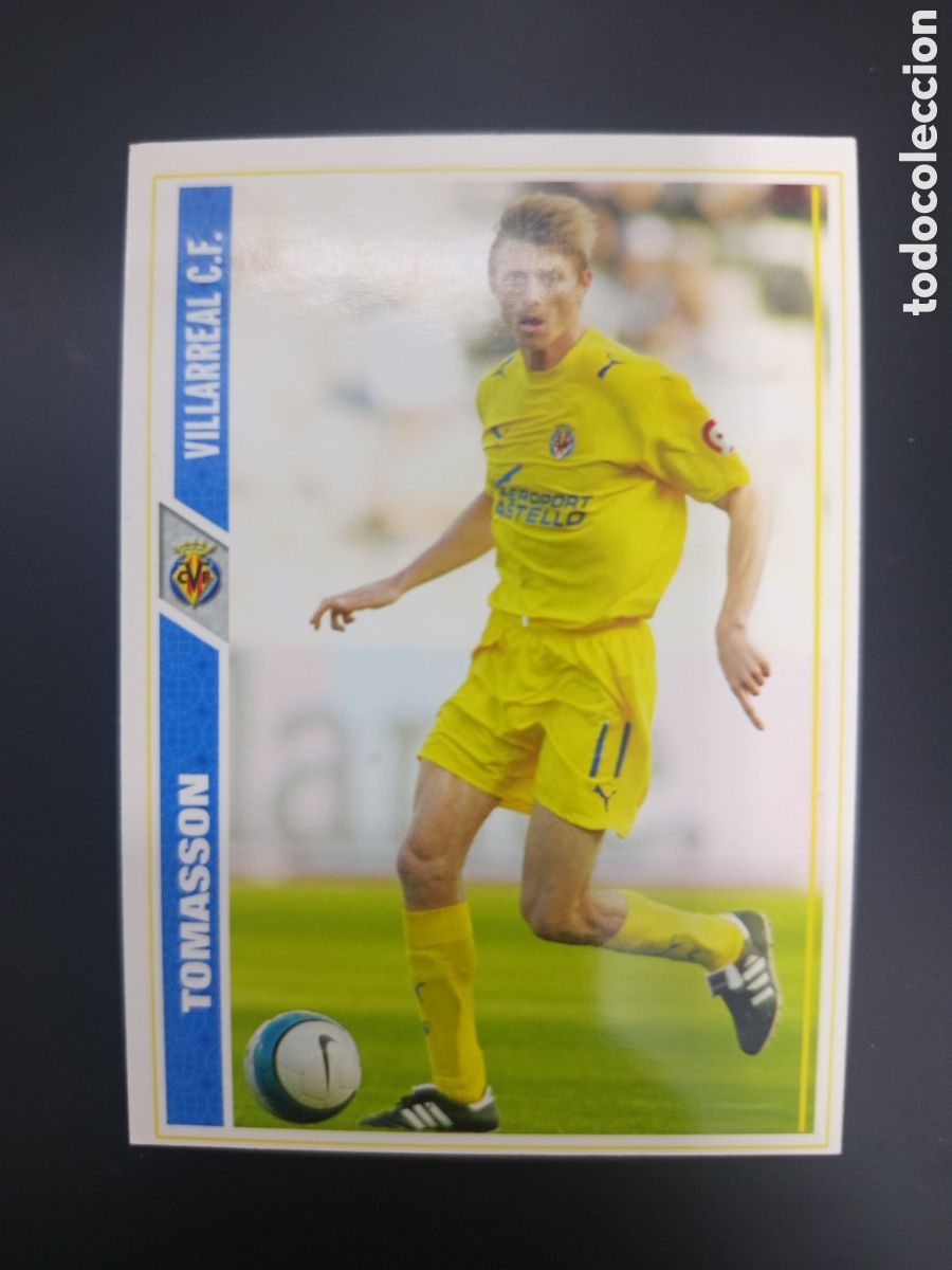Cartes &agrave; collectionner de Football: ❇️ CROMO ⚽ TOMASSON VILLARREAL 07 08 2007 2008 MUNDICROMO ❇️
