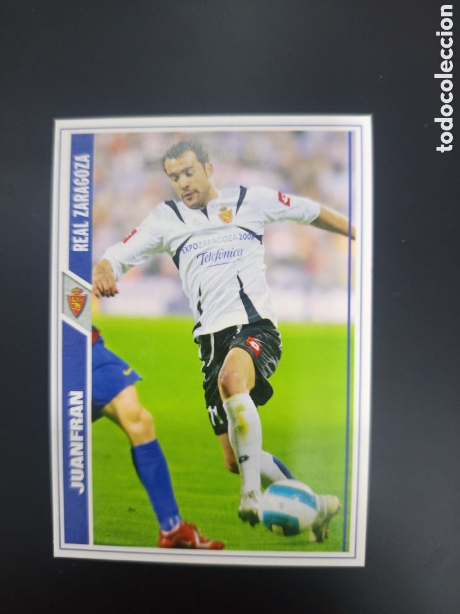 Figurine di Calcio: ❇️ CROMO ⚽ JUANFRAN ZARAGOZA 07 08 2007 2008 MUNDICROMO ❇️