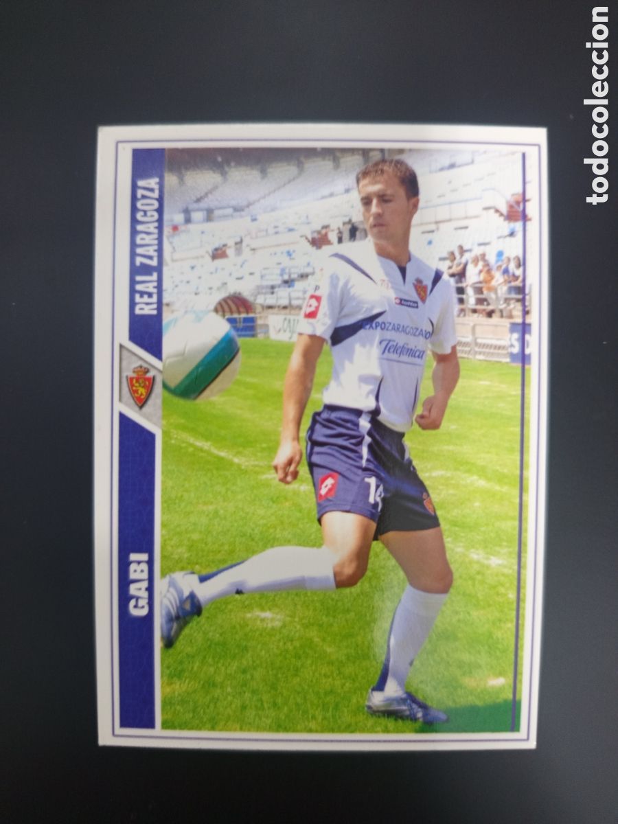 Figurine di Calcio: ❇️ CROMO ⚽ GABI ZARAGOZA 155 07 08 2007 2008 MUNDICROMO ❇️