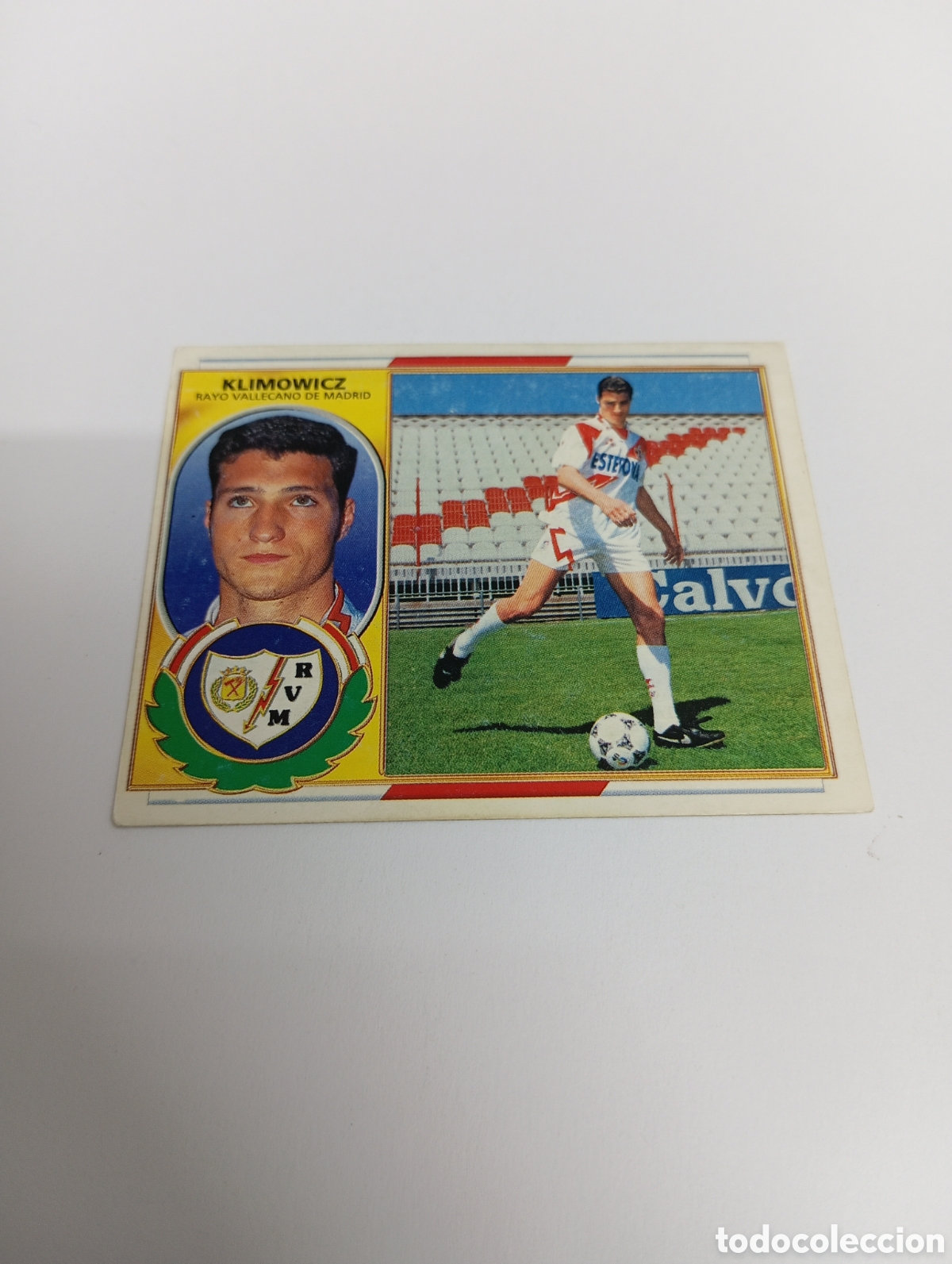 Cromos de F&uacute;tbol: KLIMOWICZ COLOCA Rayo Vallecano Liga Este 1996 1997 PANINI 96 97