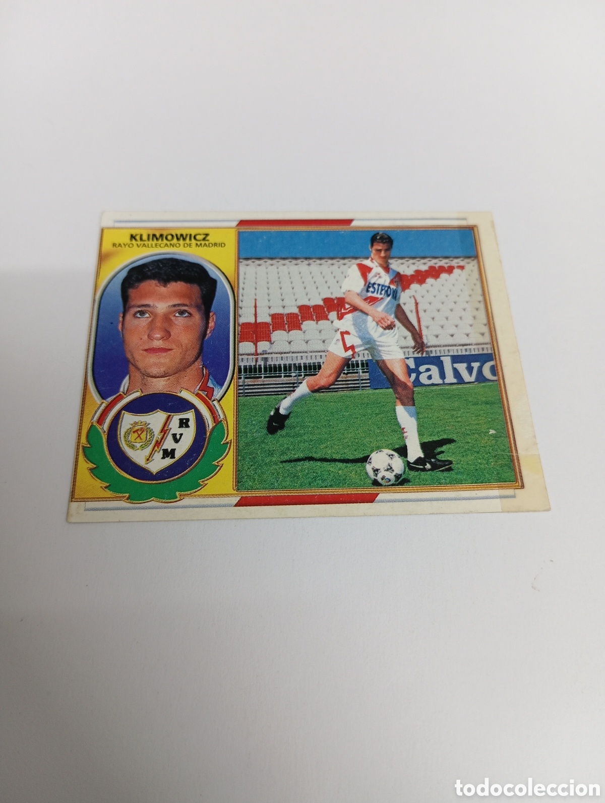 Figurine di Calcio: KLIMOWICZ COLOCA Rayo Vallecano Liga Este 1996 1997 PANINI 96 97