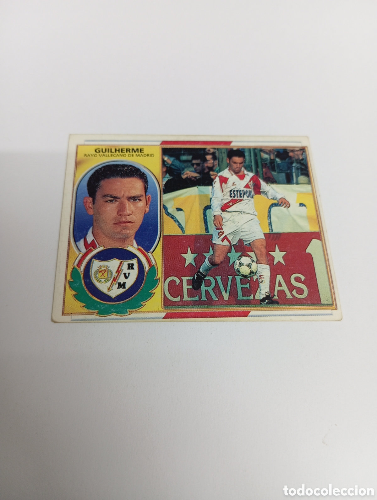 Cromos de F&uacute;tbol: GUILHERME Rayo Vallecano Liga Este 1996 1997 PANINI 96 97