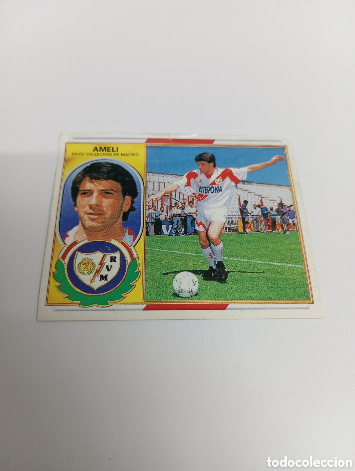 Cromos de F&uacute;tbol: AMELI COLOCA Rayo Vallecano Liga Este 1996 1997 PANINI 96 97