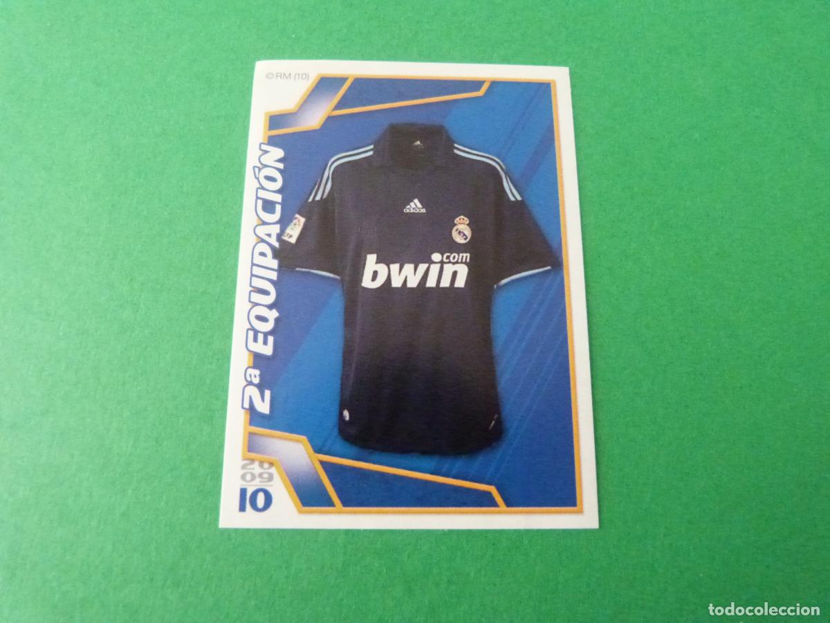 Cromos de F&uacute;tbol: CROMO FUTBOL CAMISETA REAL MADRID C.F. SIN PEGAR N&ordm; 9 ALBUM REAL MADRID C.F. 2009-2010/09-10