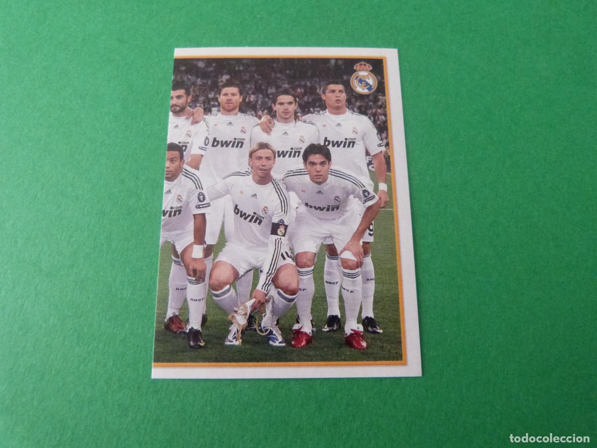 Cromos de F&uacute;tbol: CROMO FUTBOL ALINEACION REAL MADRID C.F. SIN PEGAR N&ordm; 15 ALBUM REAL MADRID C.F. 2009-2010/09-10
