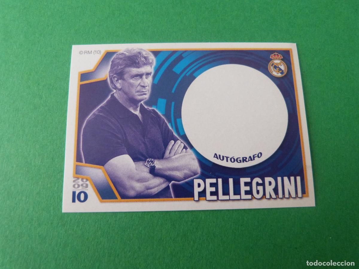 Cromos de Futebol: CROMO FUTBOL PELLEGRINI REAL MADRID C.F. SIN PEGAR N&ordm; 29 ALBUM REAL MADRID C.F. 2009-2010/09-10
