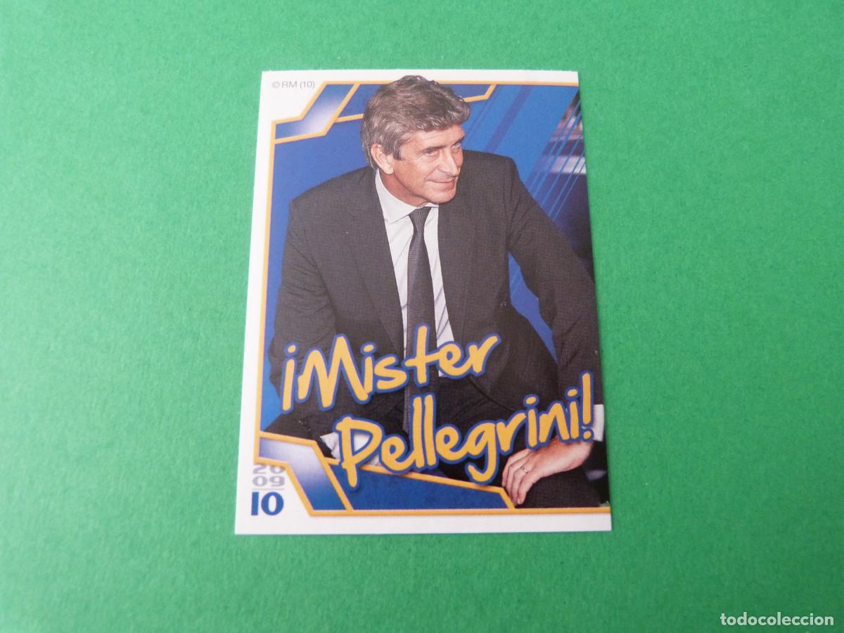 Cromos de Futebol: CROMO FUTBOL PELLEGRINI REAL MADRID C.F. SIN PEGAR N&ordm; 30 ALBUM REAL MADRID C.F. 2009-2010/09-10