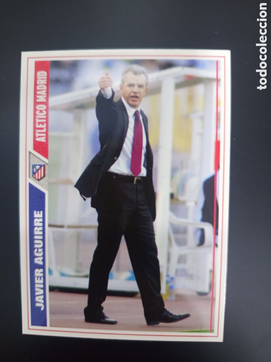 Cromos de Futebol: ❇️ CROMO ⚽ JAVIER AGUIRRE ATL&Eacute;TICO DE MADRID 07 08 2007 2008 MUNDICROMO ❇️