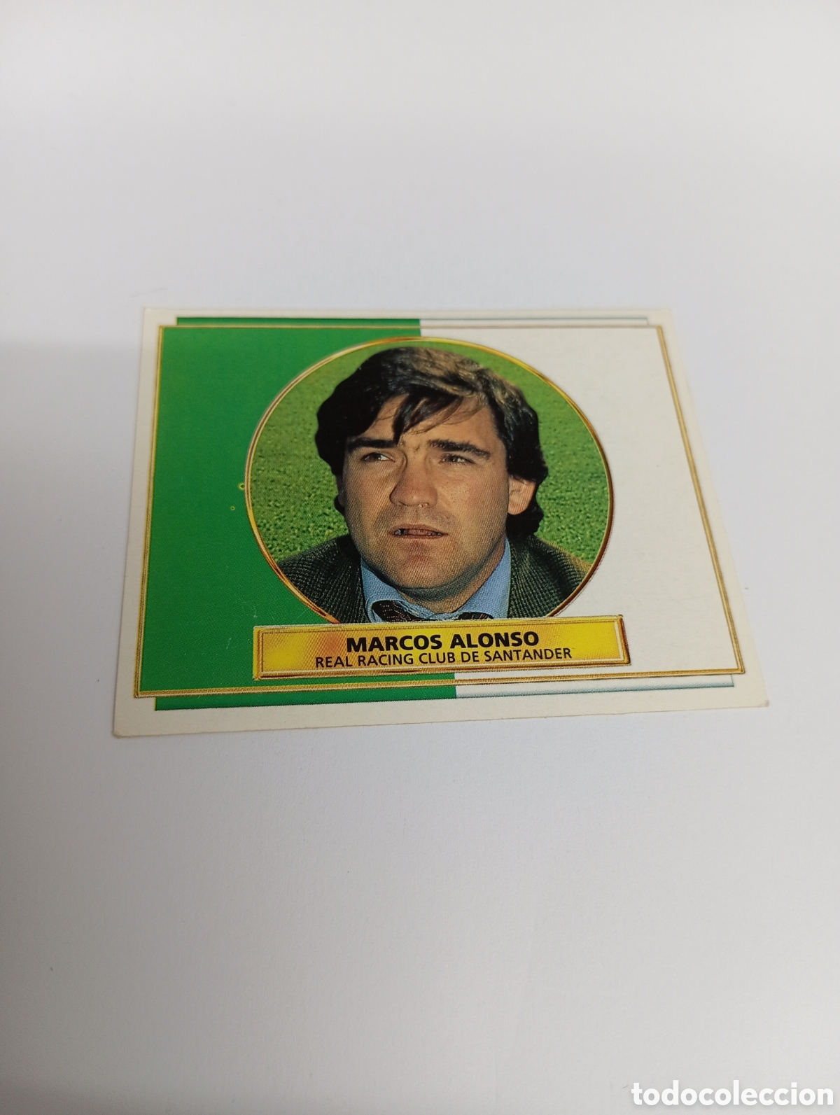Cromos de Futebol: ENTRENADOR MARCOS ALONSO Racing de Santander Liga Este 1996 1997 PANINI 96 97